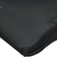 Fendi Black Logo Mesh Wristlet Pouch