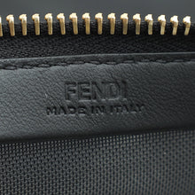 Fendi Black Logo Mesh Wristlet Pouch