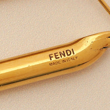 Fendi Gold F Is Hoop Drop Earrings