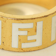 Fendi White Forever Fendi Large Ring