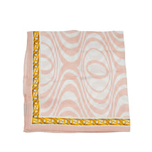 Fendi Pink Multicolor FF Cotton Square Scarf
