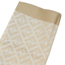 Fendi Beige FF Cotton Square Scarf