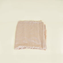 Fendi Blush Beige FF Silk And Wool Shawl