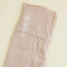 Fendi Blush Beige FF Silk And Wool Shawl