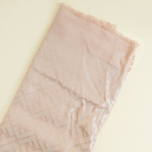Fendi Blush Beige FF Silk And Wool Shawl