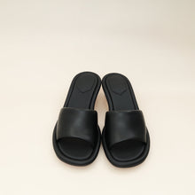Fendi Black Nappa Baguette 60mm Slide Sandals 37