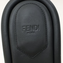 Fendi Black Nappa Baguette 60mm Slide Sandals 37