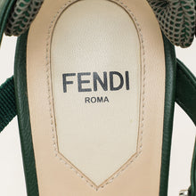 Fendi Green FF Mesh Colibri Slingback Pump 37