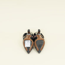 Fendi Bicolor FF Mesh Colibri Slingback Pump 37