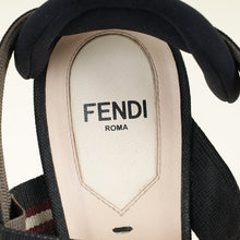 Fendi Bicolor FF Mesh Colibri Slingback Pump 37