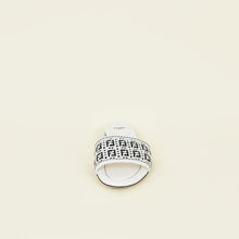 Fendi Bicolor Zucchino Woven Logo Slides 37