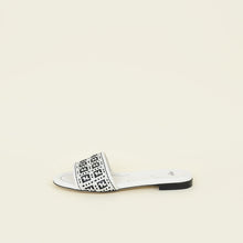 Fendi Bicolor Zucchino Woven Logo Slides 37
