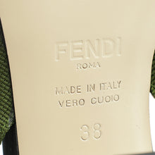 Fendi Multicolor FF Colibri Embroidered Beads Slingback Pump 38