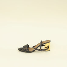 Fendi Tobacco FF Zucca Delfina Sandal 39.5