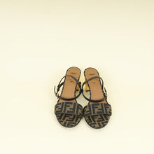 Fendi Tobacco FF Zucca Delfina Sandal 39.5