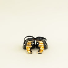 Fendi Black First Sandals 39