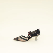 Fendi Bicolor Colibri Mesh Slingback Pumps 41