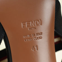 Fendi Bicolor Colibri Mesh Slingback Pumps 41