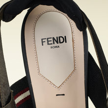 Fendi Bicolor Colibri Mesh Slingback Pumps 41