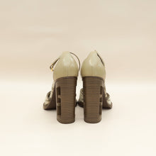Fendi Tortora Nuvola FF Chenille Velvet FF Cut Baguette Ankle Strap 105mm Pumps 38.5