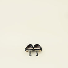 Fendi Black Colibri Crystal Mules 38