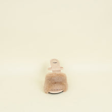 Fendi Nude First Mink Fur Sandal 38