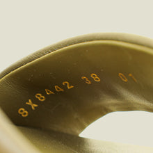 Fendi Khaki FF Embossed Delfina 95 Sandal 38
