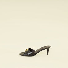 Fendi Black F Fold Mules 39