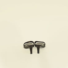 Fendi Black F Fold Mules 39