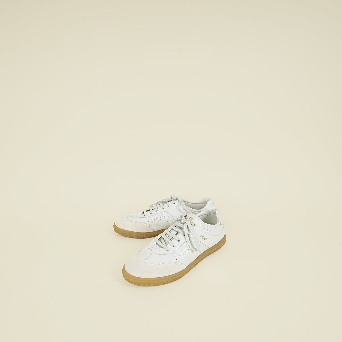Fendi Off White Flight Low Top Sneakers 39