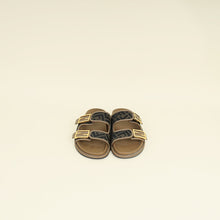 Fendi Bicolor Zucca FF Buckle Slide Feel Sandal 40