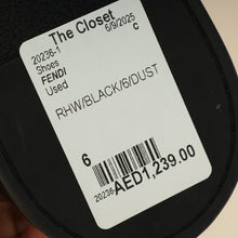 Fendi Black FF Tech Fabric Sneakers 6