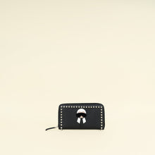 Fendi Black Studded Karlito Zippy Wallet