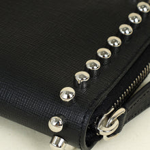Fendi Black Studded Karlito Zippy Wallet