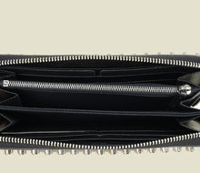 Fendi Black Studded Karlito Zippy Wallet