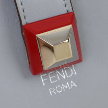 Fendi Grey Kan I Gusseted Card Holder