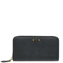 Fendi Black Vitello Elite Zippy Wallet