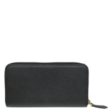 Fendi Black Vitello Elite Zippy Wallet