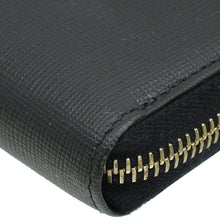 Fendi Black Vitello Elite Zippy Wallet