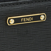 Fendi Black Vitello Elite Zippy Wallet