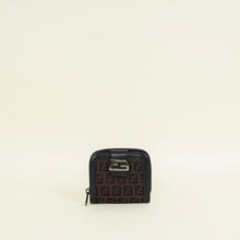 Fendi Brown Zucchino Vitello Compact Wallet