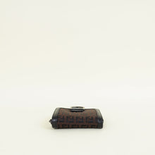 Fendi Brown Zucchino Vitello Compact Wallet
