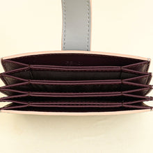 Fendi Grey Single Stud Gusseted Card Holder