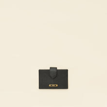 Fendi Black Logo Gusseted Card Holder
