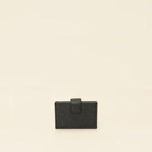 Fendi Black Logo Gusseted Card Holder