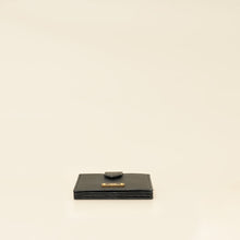 Fendi Black Logo Gusseted Card Holder