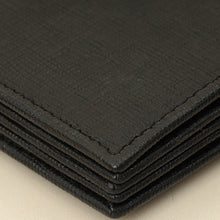 Fendi Black Logo Gusseted Card Holder