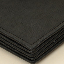 Fendi Black Logo Gusseted Card Holder