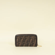 Fendi Tobacco Zucca Zip Around Wallet