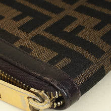 Fendi Tobacco Zucca Zip Around Wallet
